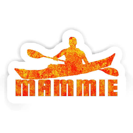 Mammie Sticker Kayaker Notebook Image