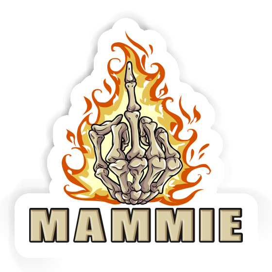 Sticker Mammie Middlefinger Image