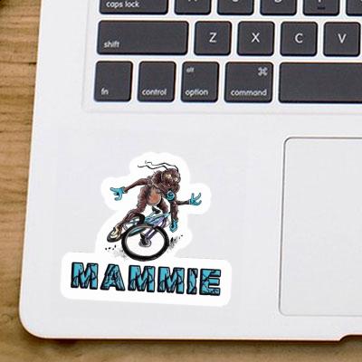 Sticker Mammie Biker Notebook Image