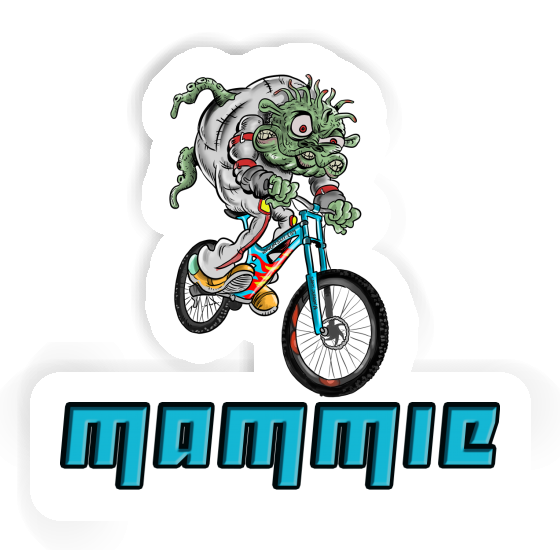 Mammie Sticker Downhill Biker Laptop Image