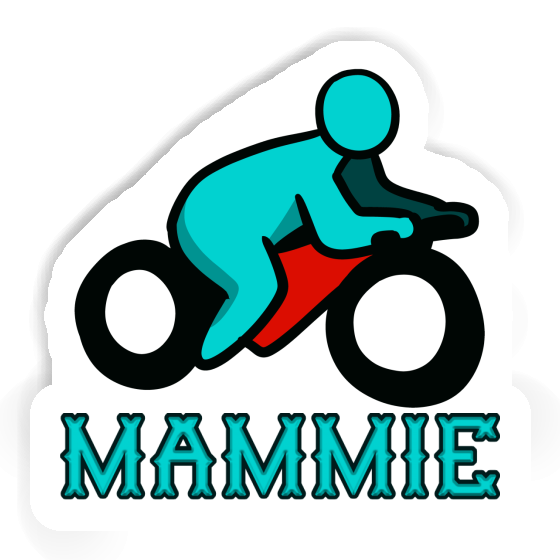 Mammie Sticker Motorbike Driver Image