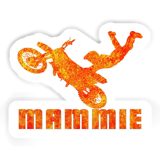 Sticker Motocross Rider Mammie Notebook Image