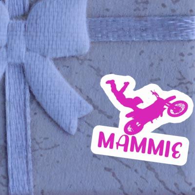 Motocross Rider Sticker Mammie Image