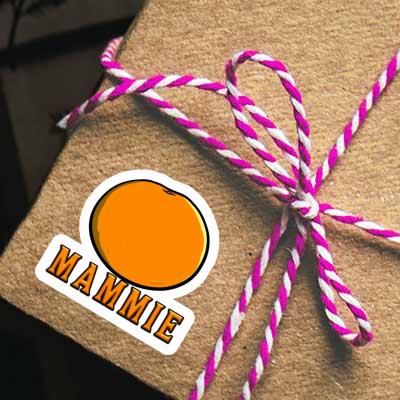 Sticker Orange Mammie Gift package Image