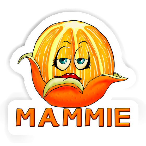 Orange Sticker Mammie Laptop Image