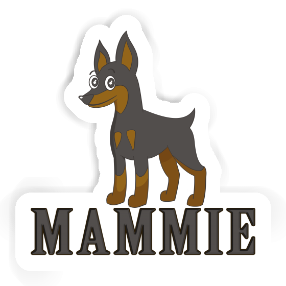 Pinscher Sticker Mammie Laptop Image