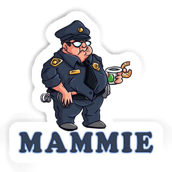 Sticker Mammie Police Officer Gift package Image