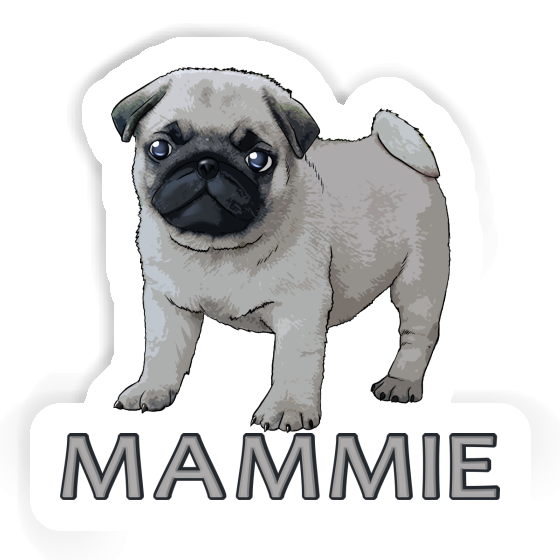 Pug Sticker Mammie Notebook Image