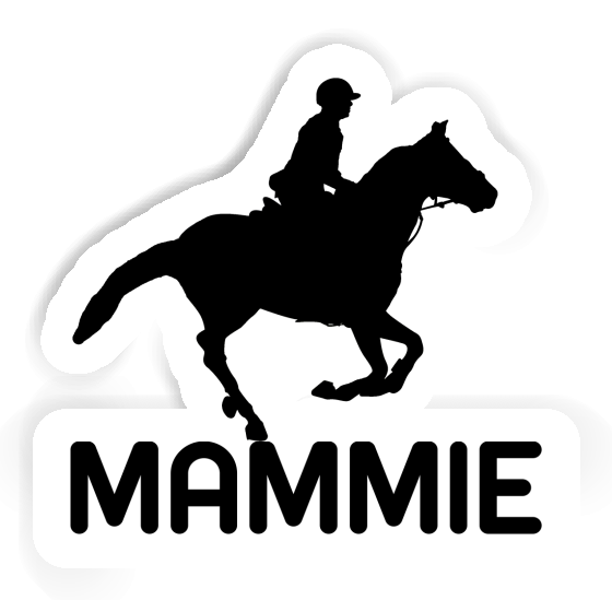 Sticker Mammie Horse Rider Notebook Image