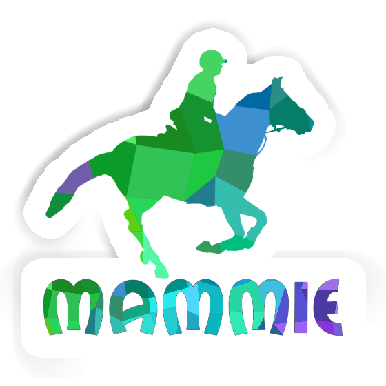 Sticker Mammie Horse Rider Notebook Image