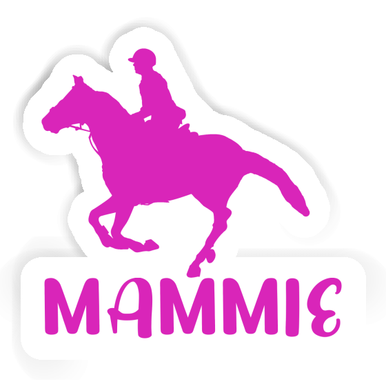 Mammie Sticker Horse Rider Image