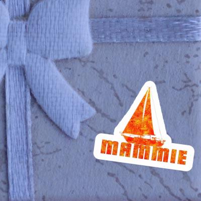 Mammie Sticker Sailboat Image