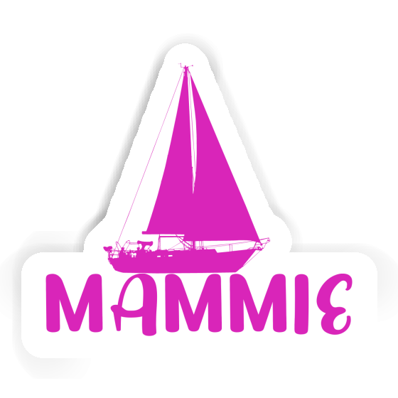 Sailboat Sticker Mammie Notebook Image