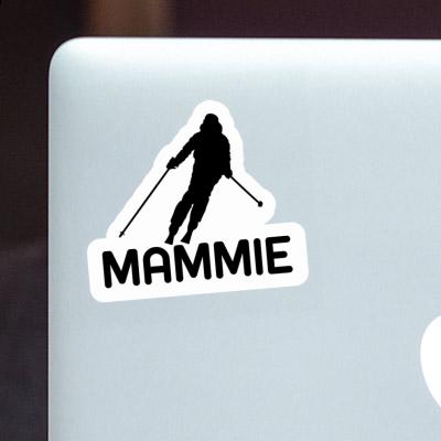 Sticker Skier Mammie Notebook Image