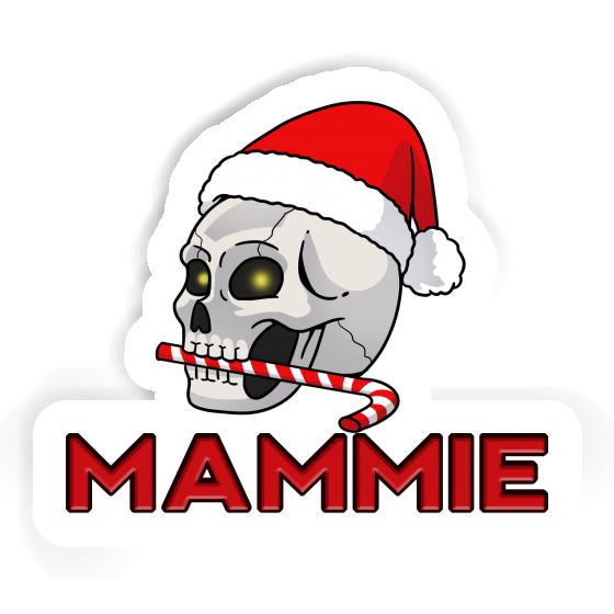 Sticker Christmas Skull Mammie Laptop Image