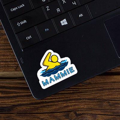 Swimmer Sticker Mammie Notebook Image