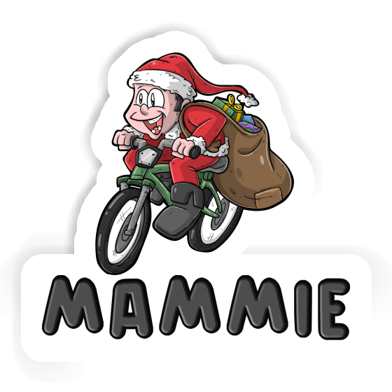 Mammie Sticker Cyclist Laptop Image