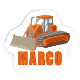 Sticker Excavator Marco Image