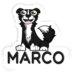 Collie Sticker Marco Image