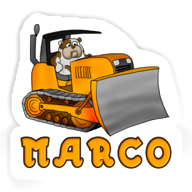 Sticker Marco Bulldozer Image