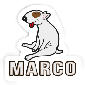 Sticker Marco Bull Terrier Image