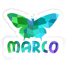 Marco Sticker Butterfly Image
