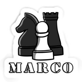 Marco Sticker Chessman Image