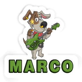 Sticker Guitarist Marco Image