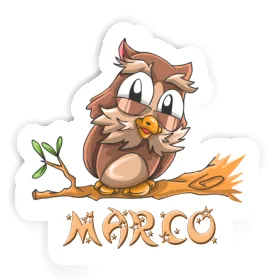 Sticker Marco Owl Image
