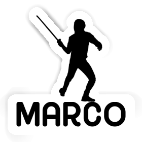 Fencer Sticker Marco Image