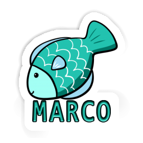 Sticker Marco Fish Image