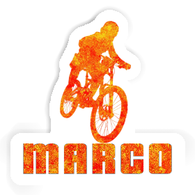 Freeride Biker Sticker Marco Image