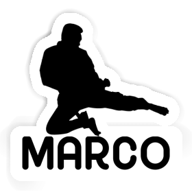 Karateka Sticker Marco Image