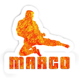 Sticker Marco Karateka Image