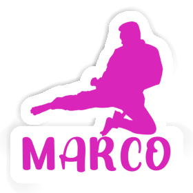 Sticker Marco Karateka Image