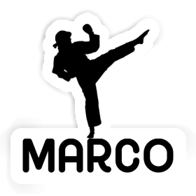 Sticker Karateka Marco Image