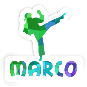 Marco Sticker Karateka Image