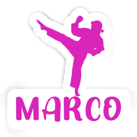 Karateka Sticker Marco Image