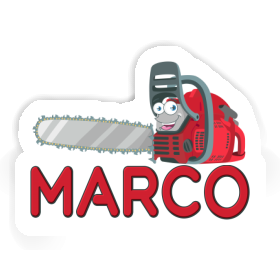 Sticker Chainsaw Marco Image