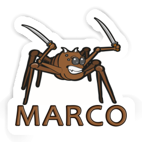 Marco Sticker Fighting Spider Image