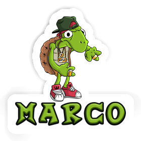 Sticker Hip Hop Turtle Marco Image