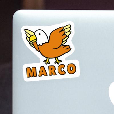 Bird Sticker Marco Notebook Image