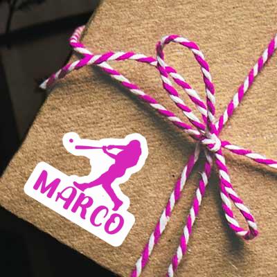 Baseball Player Sticker Marco Baseball Player Sticker Marco Image