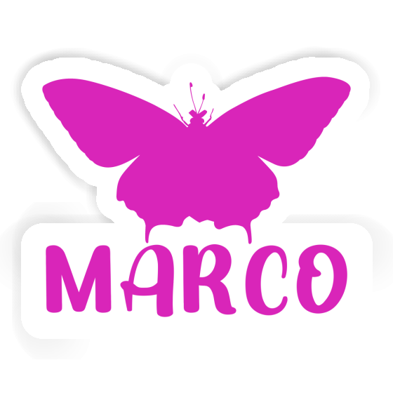 Marco Sticker Butterfly Notebook Marco Sticker Butterfly Gift package Image