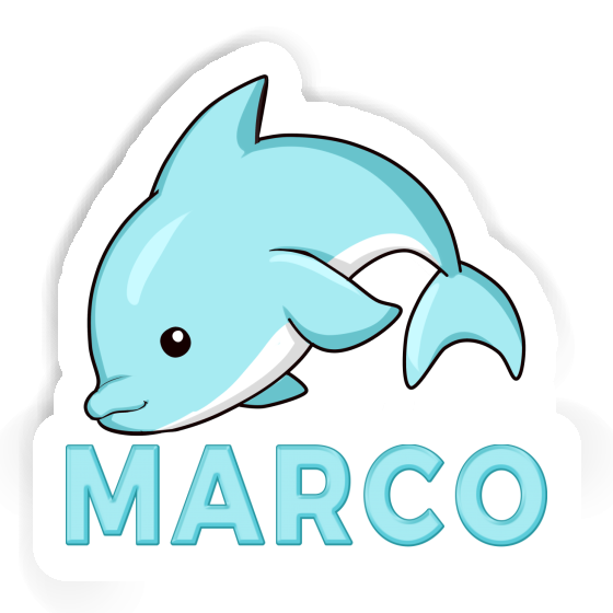 Sticker Dolphin Marco Notebook Image