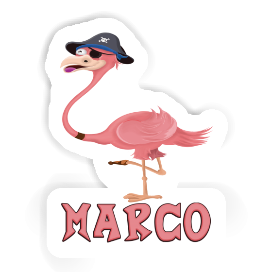 Marco Sticker Flamingo Notebook Marco Sticker Flamingo Gift package Image