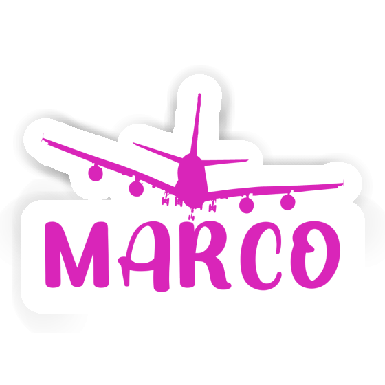 Sticker Airplane Marco Notebook Sticker Airplane Marco Gift package Image