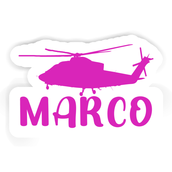 Sticker Marco Helicopter Notebook Sticker Marco Helicopter Gift package Image