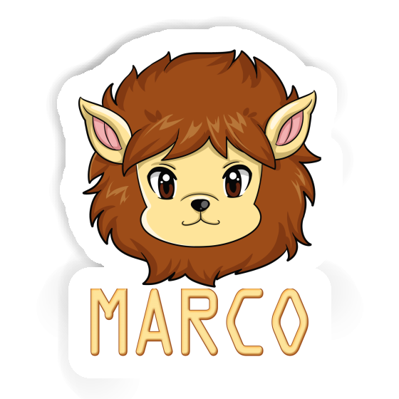 Marco Sticker Lion Marco Sticker Lion Image