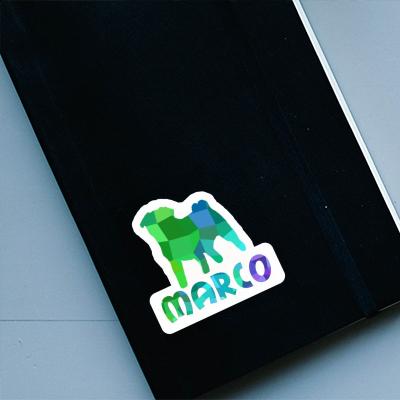 Sticker Marco Pug Notebook Sticker Marco Pug Notebook Image
